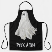 Funny Ghost of Halloween vergangene Zeichnend Schü Schürze (Vorderseite)