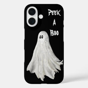 Funny Ghost of Halloween Vergangenheit Zeichnend C iPhone 16 Hülle