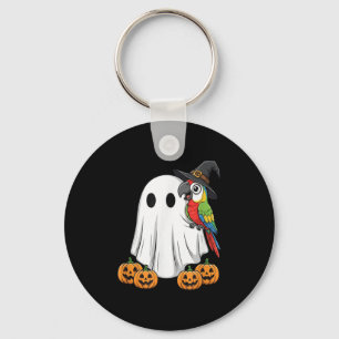 Funny Ghost Parrot Pumpkin Halloween Kids Mens Wom Schlüsselanhänger