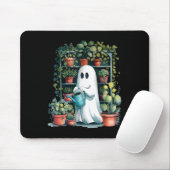 Funny Ghost Pflanze Spooky Season Trick oder Treat Mousepad (Mit Mouse)