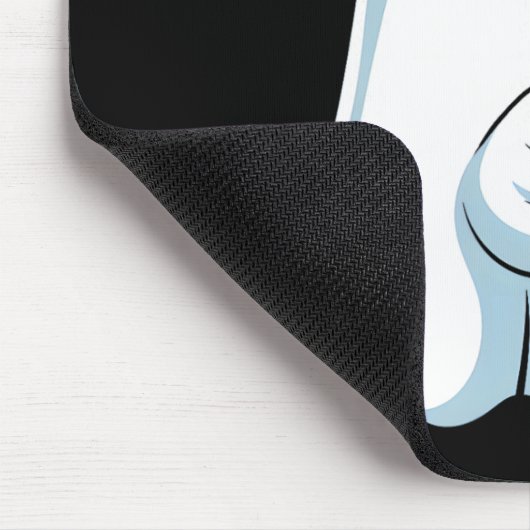 Funny Ghost Playing Video Game Halloween Gaming Bl Mousepad (Ecke)