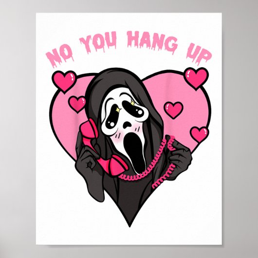 Funny Ghost ruft Halloween-Kostüm No You Hang Poster (Vorne)