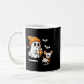 Funny Ghost Walking Chihuahua Dog Halloween Women  Kaffeetasse (Links)