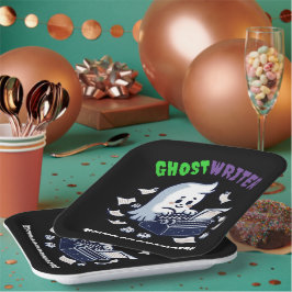 Funny Ghost Writer Extraordinaire Niedlich Ghost Pappteller