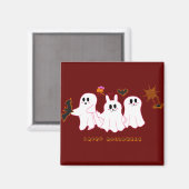 Funny Ghosts, die für ein Bild posten | Magnet (Vorderseite/Rückseite)