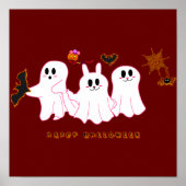 Funny Ghosts, die für ein Bild posten | Poster (Vorne)