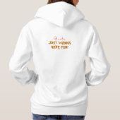 Funny Ghosts just Wanna haben Spaß Halloween Weibc Hoodie (Rückseite)
