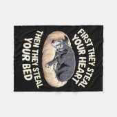 Funny Ghound Art For Men Women Kids Puppy Ghound L Fleecedecke (Vorderseite (Horizontal))