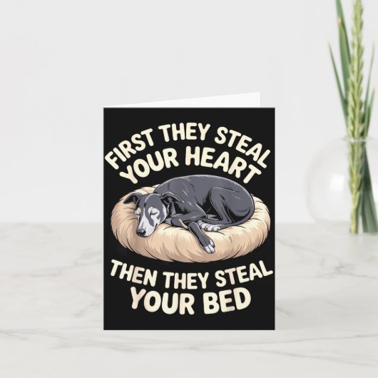 Funny Ghound Art For Men Women Kids Puppy Ghound L Karte (Vorderseite)