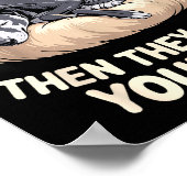 Funny Ghound Art For Men Women Kids Puppy Ghound L Poster (Ecke)