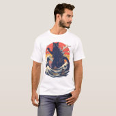 Funny Giant Cat Catzilla Shirt (Vorne ganz)