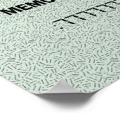 Funny Giant Lottery Karo Poster (Ecke)