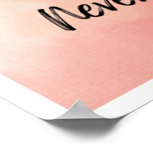 Funny gib nie auf #Frog Chog Bird Poster (Ecke)