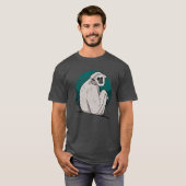 Funny Gibbon Monkey friend T-Shirt (Vorne ganz)