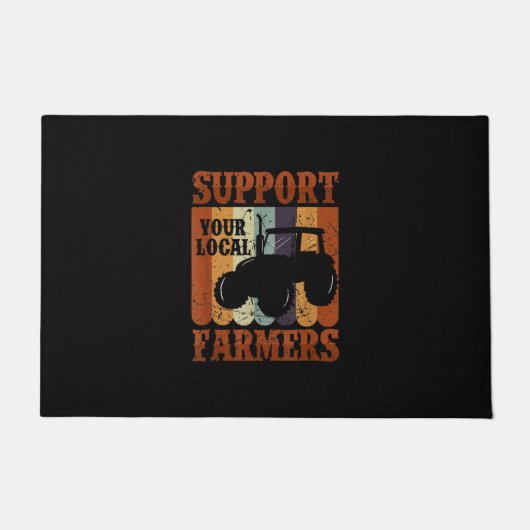 Funny Gift Bauer Hühnerfarm Ziege Zuchtgeschenk Fußmatte (Vorderseite)