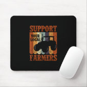Funny Gift Bauer Hühnerfarm Ziege Zuchtgeschenk Mousepad (Mit Mouse)