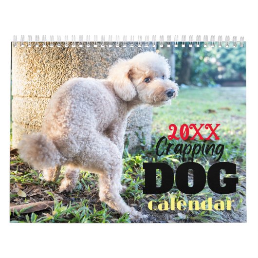 Funny Gift Crapping Dog Kalender (Titelbild)