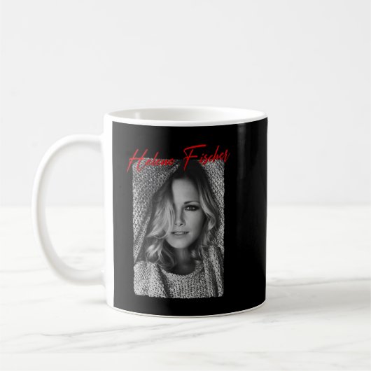 Funny Gift Famous Helene Beautiful Fischer Female Kaffeetasse (Links)