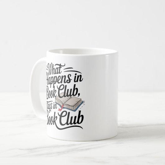 Funny Gift for Book Lovers Kaffeetasse (Vorderseite Links)