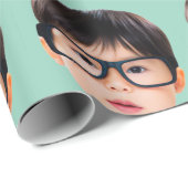 Funny Gift for Boyfriend Custom Face Gift for Girl Geschenkpapier (Rolleneckpunkt)