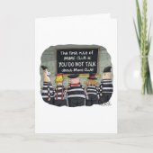 "Funny gift for mime lover" Karte (Vorderseite)