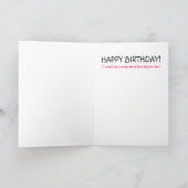 "Funny gift for mime lover" Karte (Innenseite)