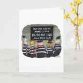 "Funny gift for mime lover" Karte (Gelbe Blume)