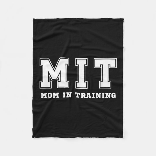 Funny Gift For New Mom In Training Expecting Pregn Fleecedecke (Vorderseite)