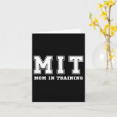 Funny Gift For New Mom In Training Expecting Pregn Karte (Gelbe Blume)