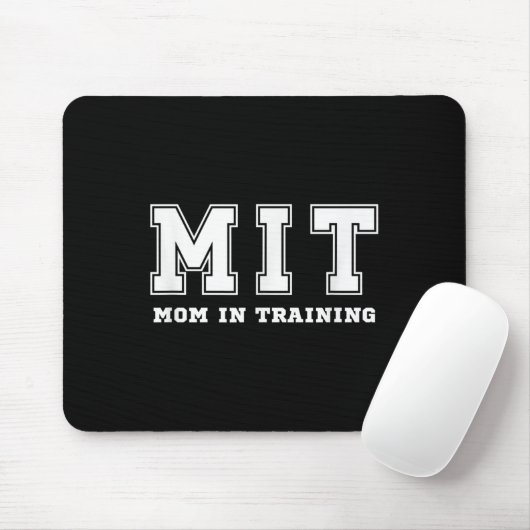 Funny Gift For New Mom In Training Expecting Pregn Mousepad (Mit Mouse)