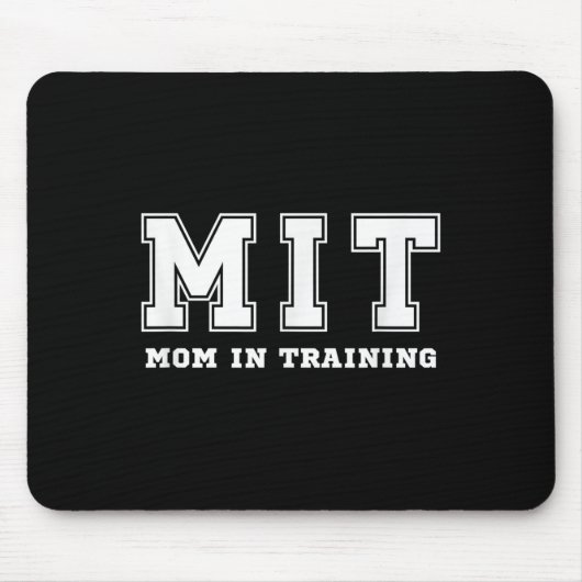 Funny Gift For New Mom In Training Expecting Pregn Mousepad (Vorne)