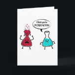 Funny Gift für Chemielehrer Karte<br><div class="desc">Ich glaube,  du überreagierst. Weihnachten oder Geburtstagsgeschenk für Chemielehrer oder Student. Ideal für geekte Männer und Frauen,  die naturwissenschaftliche Nerd sind,  die chemische Reaktionen und Experimente mögen.</div>