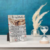 Funny Gift für den Menschen | Witzige Zitate für E Fotoplatte (Seite)