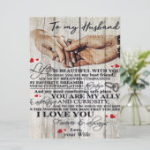 Funny Gift für den Menschen | Witzige Zitate für E Menükarte (Stehend Vorderseite)