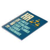 Funny Gift für HR Person | Geschenkidee für Person Notizblock (Linke Seite)