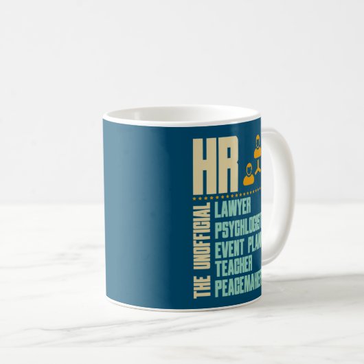 Funny Gift für HR Person | HR Manager Gift Idea T- Kaffeetasse (VorderseiteRechts)