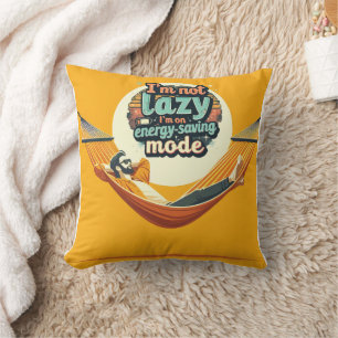 Funny Gift für Lazy People Design Kissen