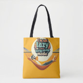 Funny Gift für Lazy People Design Tasche (Vorderseite)