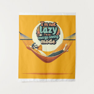 Funny Gift für Lazy People Design Wandteppich