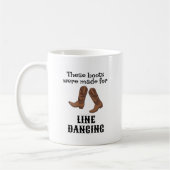 Funny Gift für Line Dancers Line Dancing Boots Kaffeetasse (Links)