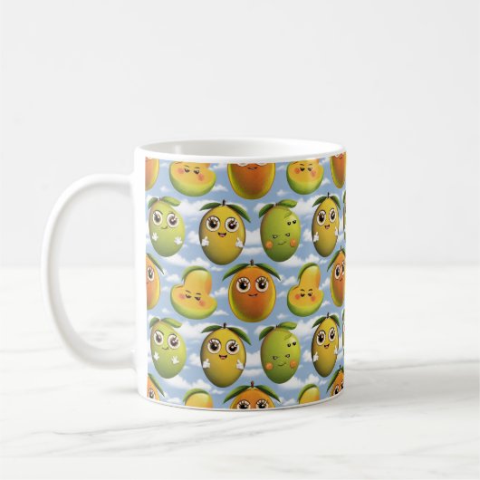Funny Gift für Mango Liebhaber Kaffeetasse (Links)