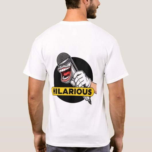 funny gift, humor, joke, hilarious, comedy T-Shirt (Rückseite)
