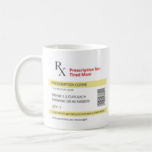 Funny Gift Idea for Mama, Kaffee Lover - Rx Novelt Kaffeetasse