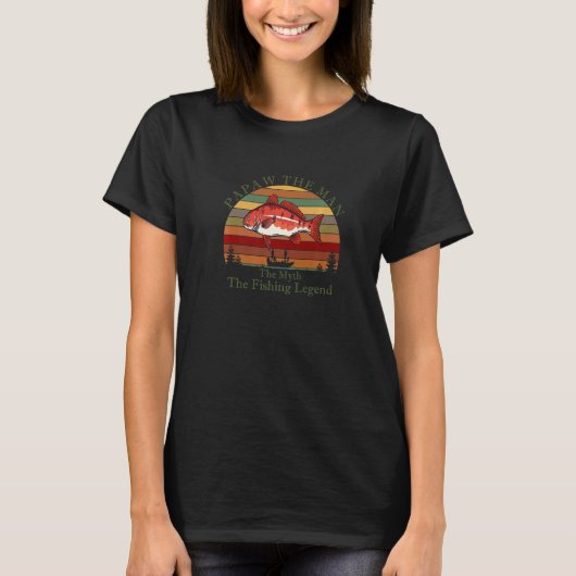 Funny Gift Idea The Myth The Legend PAPAW And Redf T-Shirt (Vorderseite)