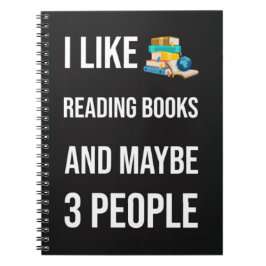 Funny Gift Ideas For Book Lovers Humor Quote Joke Notizblock