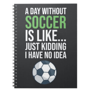 Funny Gift Ideas for Soccer Fans Athlete Sports Notizblock
