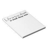 Funny gift ideas Geschenke Wein Zitat Spaß Notizhe Notizblock (angewinkelt)