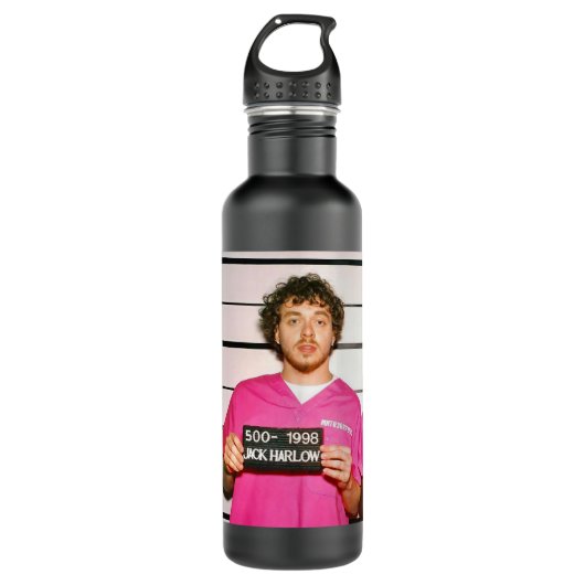Funny Gift Jack Harlow Niedliches Geschenk Edelstahlflasche (Vorderseite)