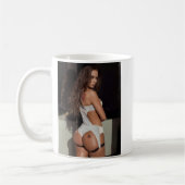 Funny Gift Lana Rhoades Niedliche Liebe Männer Kaffeetasse (Links)