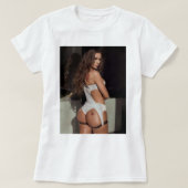 Funny Gift Lana Rhoades Niedliche Liebe Männer T-Shirt (Design vorne)